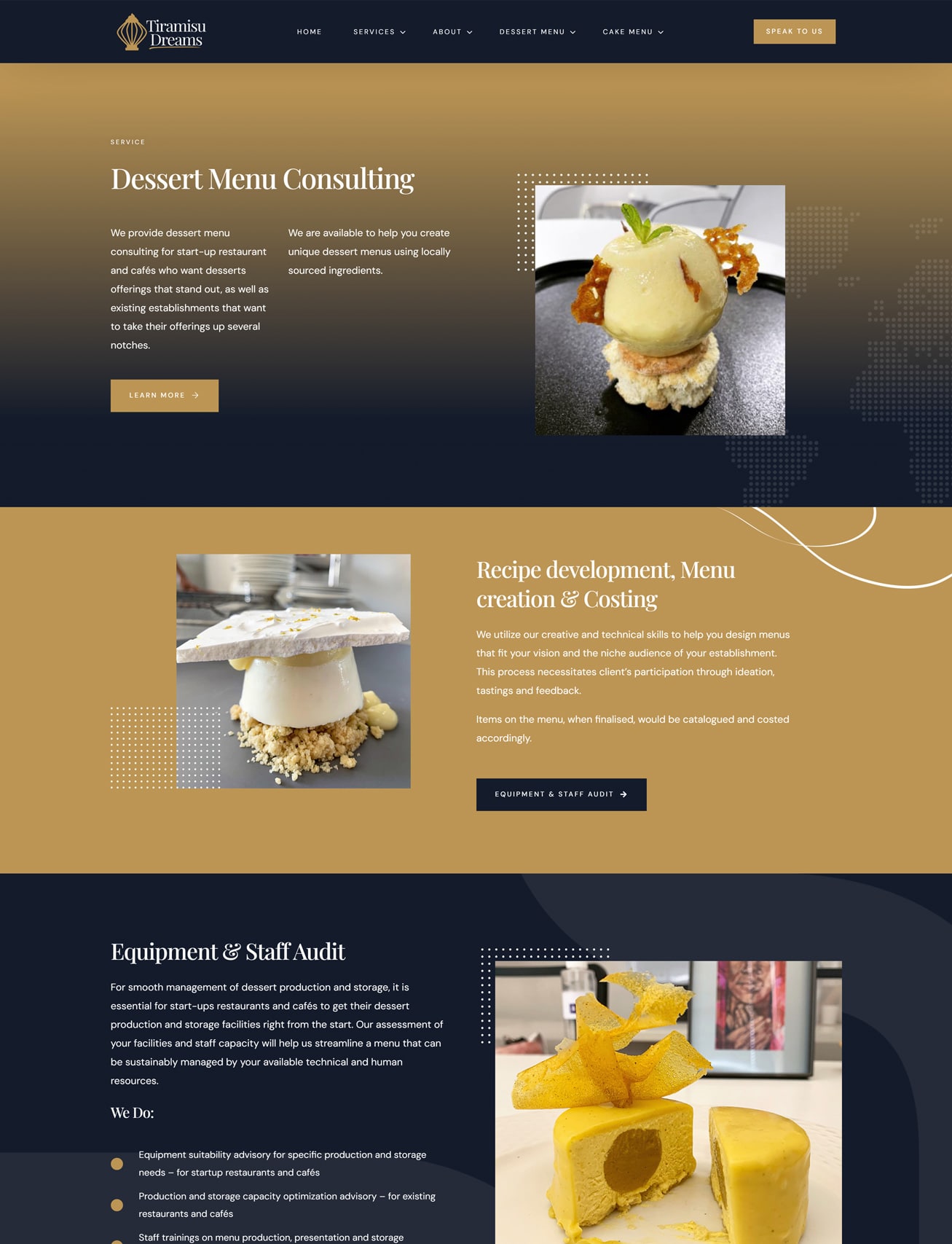 Tiramisu Dreams Services